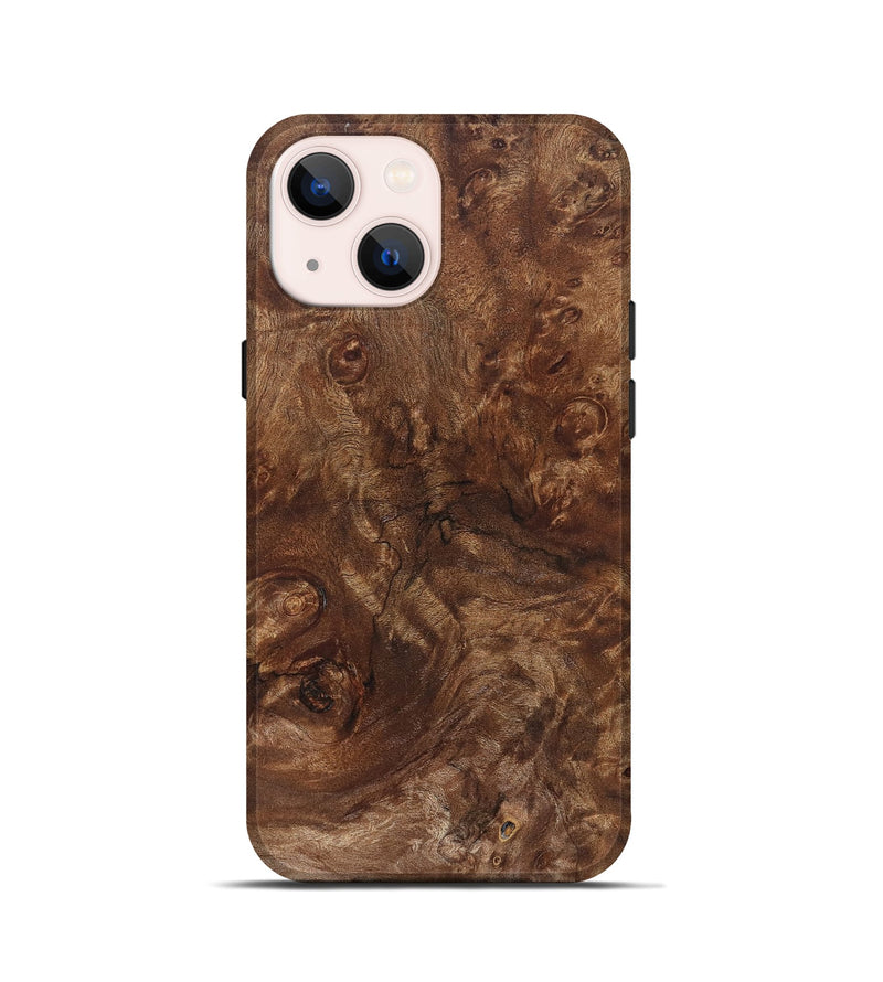 iPhone 13 mini Wood Live Edge Phone Case - Dora (Solid Wood, 826325)