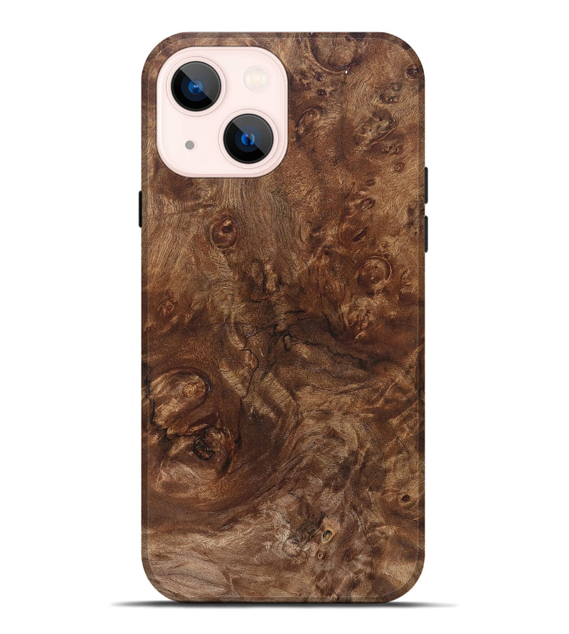 iPhone 14 Plus Wood Live Edge Phone Case - Dora (Solid Wood, 826325)