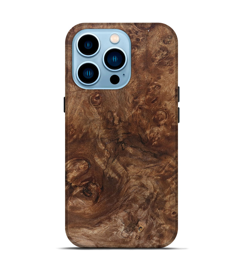 iPhone 14 Pro Wood Live Edge Phone Case - Dora (Solid Wood, 826325)
