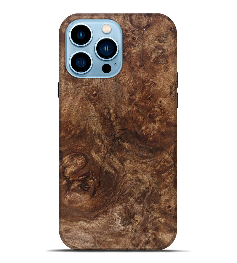iPhone 14 Pro Max Wood Live Edge Phone Case - Dora (Solid Wood, 826325)