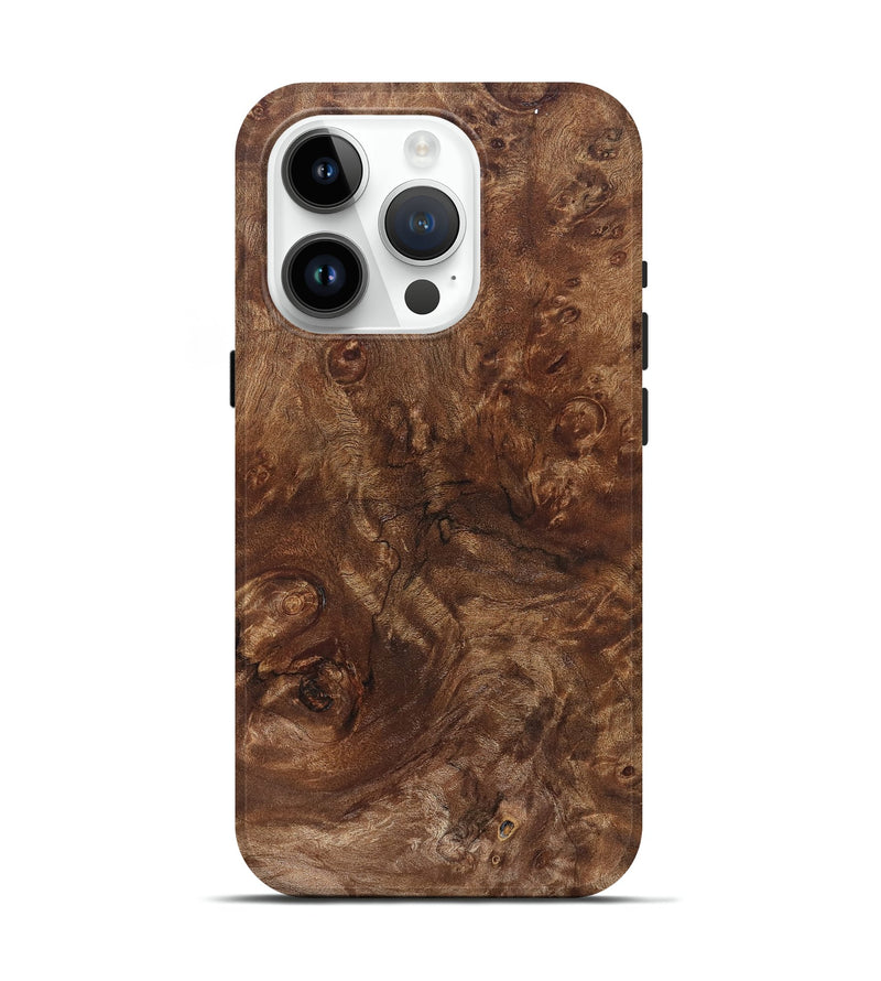 iPhone 15 Pro Wood Live Edge Phone Case - Dora (Solid Wood, 826325)