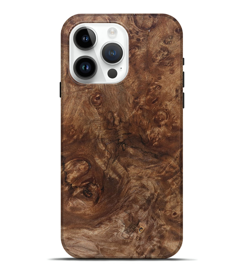 iPhone 15 Pro Max Wood Live Edge Phone Case - Dora (Solid Wood, 826325)