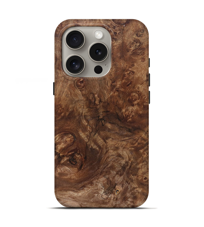iPhone 16 Pro Wood Live Edge Phone Case - Dora (Solid Wood, 826325)
