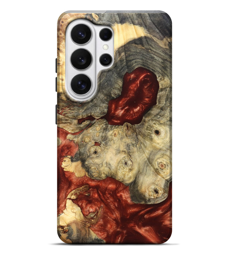 Galaxy S26 Ultra Wood Live Edge Phone Case - Farrah (Red, 826326)