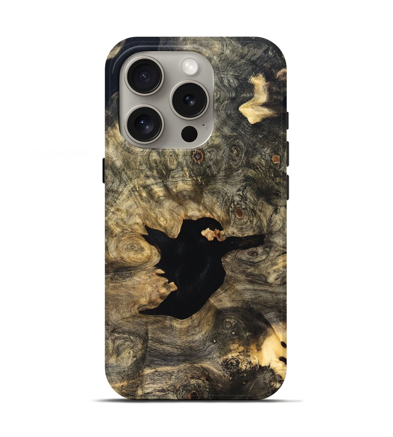 iPhone 16 Pro Wood Live Edge Phone Case - Jerod (Solid Wood, 826327)