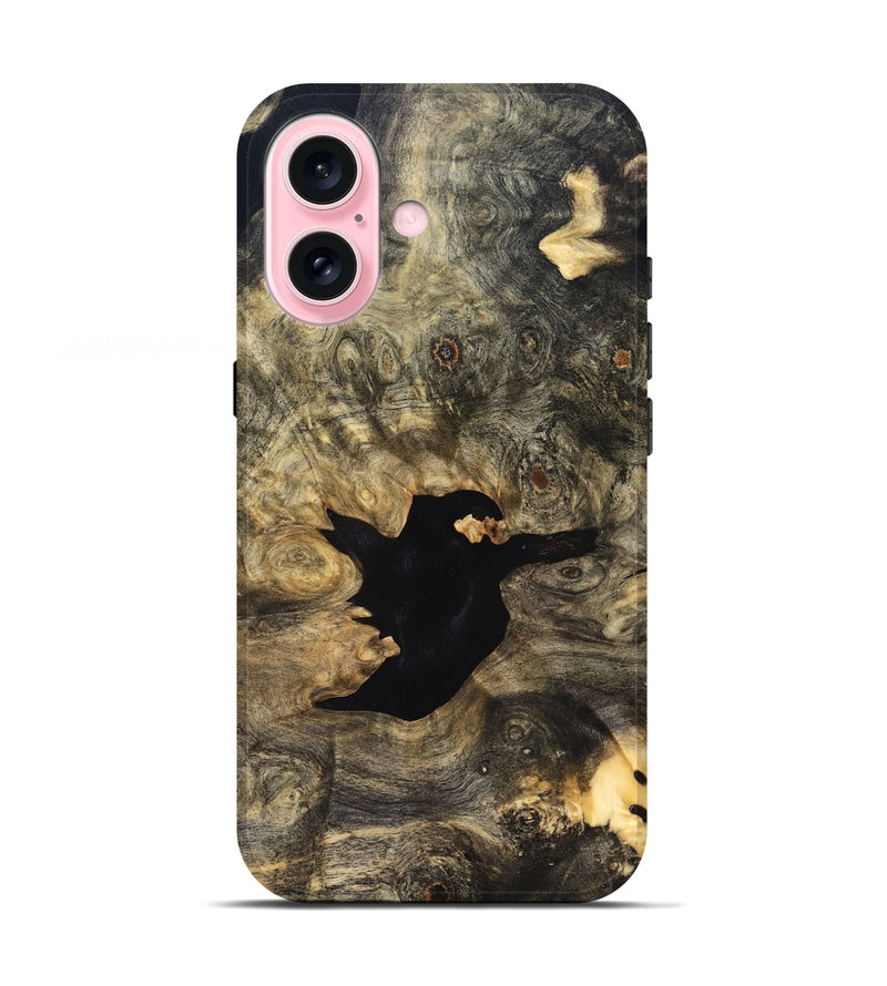 iPhone 17 Wood Live Edge Phone Case - Jerod (Solid Wood, 826327)