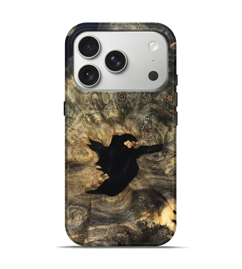 iPhone 17 Pro Wood Live Edge Phone Case - Jerod (Solid Wood, 826327)