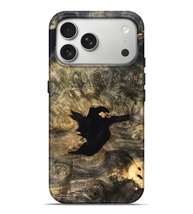 iPhone 17 Pro Max Wood Live Edge Phone Case - Jerod (Solid Wood, 826327)