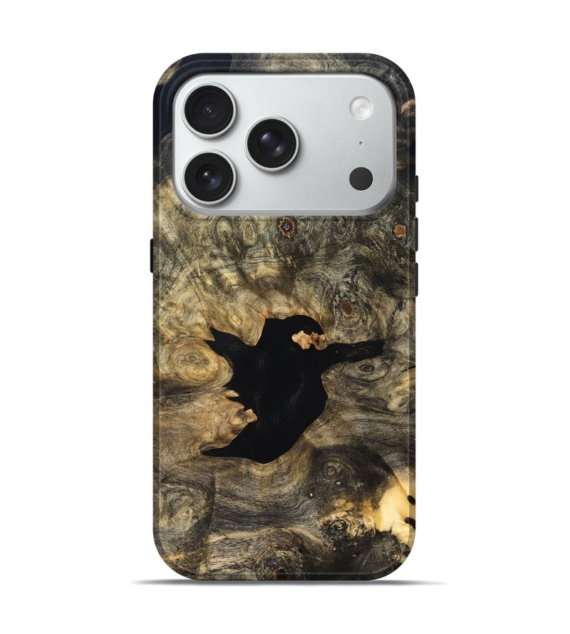 iPhone 18 Pro Wood Live Edge Phone Case - Jerod (Solid Wood, 826327)
