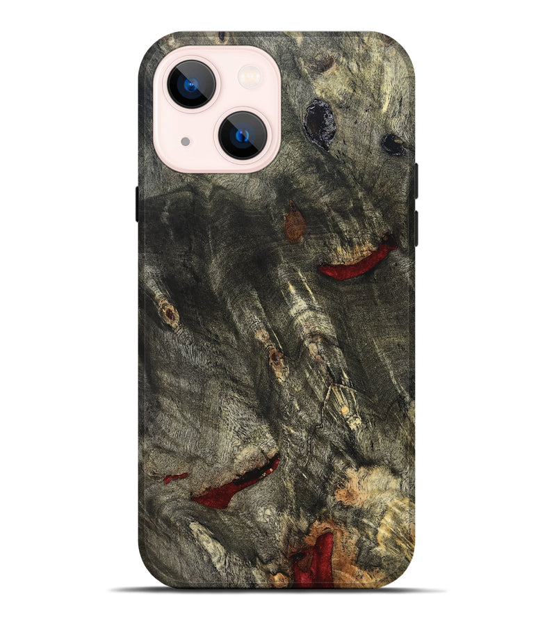 iPhone 14 Plus Wood Live Edge Phone Case - Aniyah (Solid Wood, 826328)