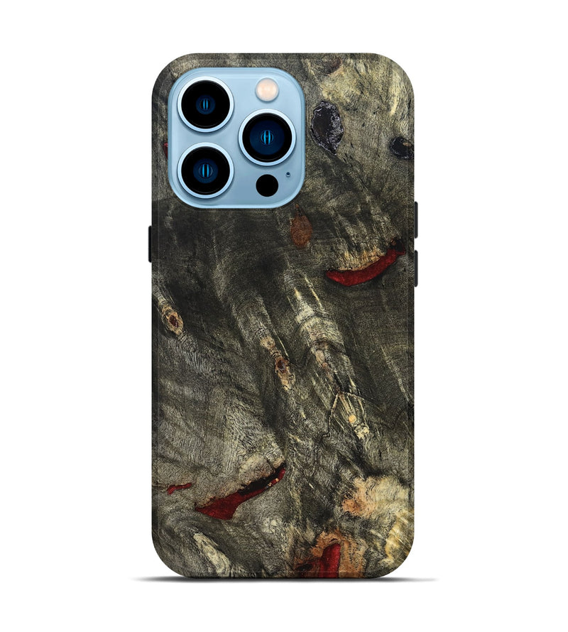 iPhone 14 Pro Wood Live Edge Phone Case - Aniyah (Solid Wood, 826328)