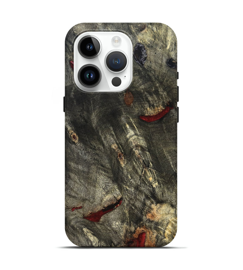 iPhone 15 Pro Wood Live Edge Phone Case - Aniyah (Solid Wood, 826328)