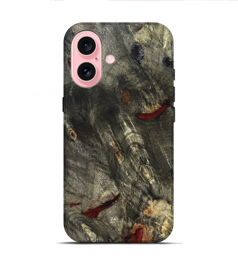 iPhone 16 Wood Live Edge Phone Case - Aniyah (Solid Wood, 826328)