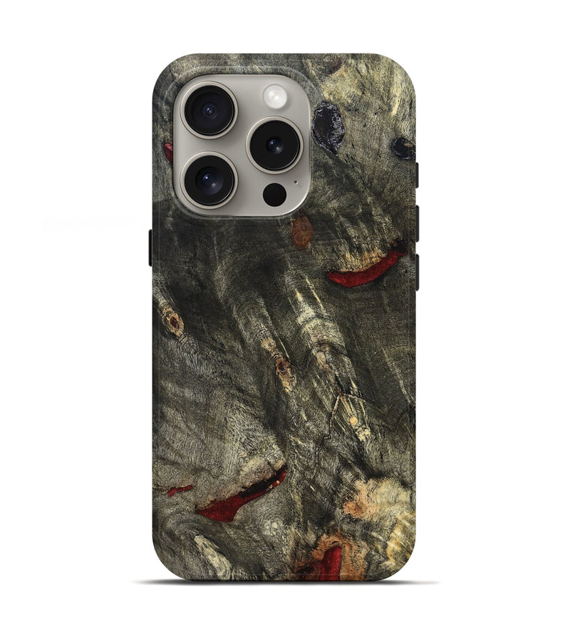iPhone 16 Pro Wood Live Edge Phone Case - Aniyah (Solid Wood, 826328)