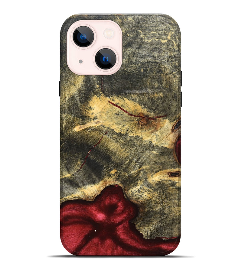 iPhone 14 Plus Wood Live Edge Phone Case - Renita (Solid Wood, 826329)