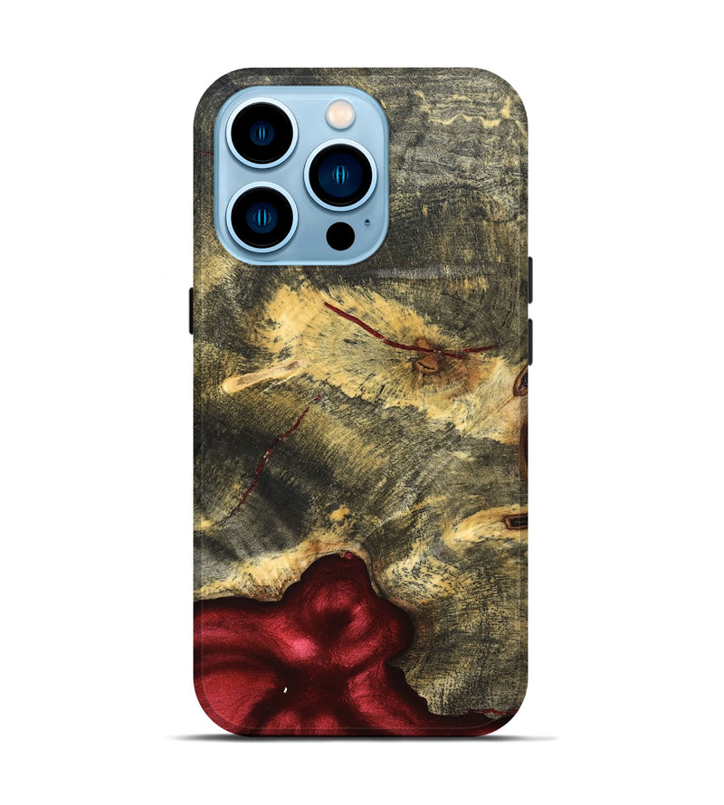 iPhone 14 Pro Wood Live Edge Phone Case - Renita (Solid Wood, 826329)