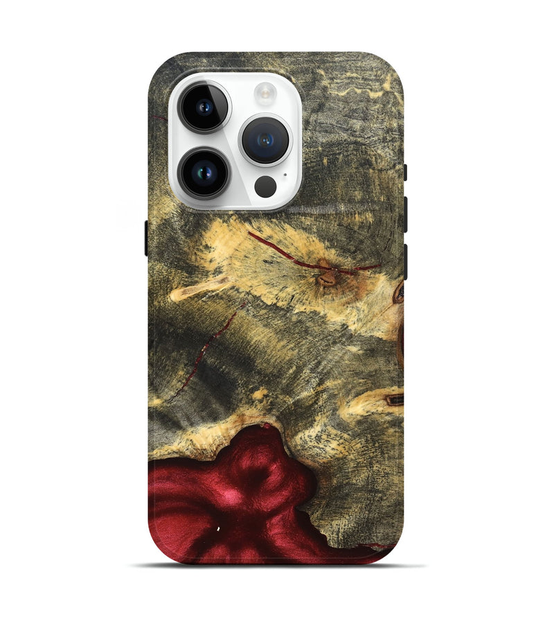 iPhone 15 Pro Wood Live Edge Phone Case - Renita (Solid Wood, 826329)