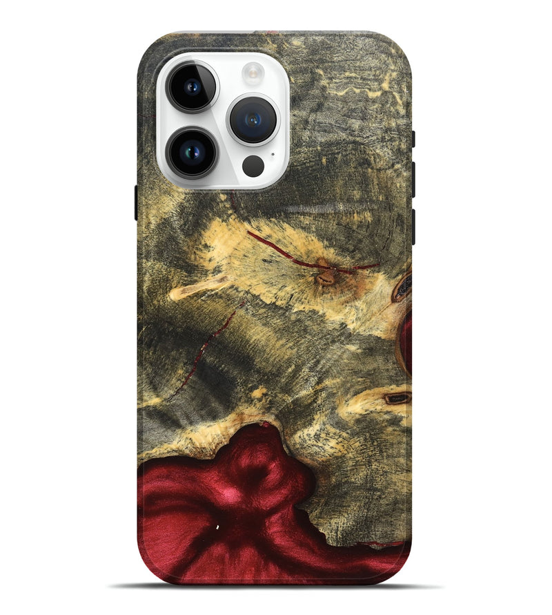iPhone 15 Pro Max Wood Live Edge Phone Case - Renita (Solid Wood, 826329)