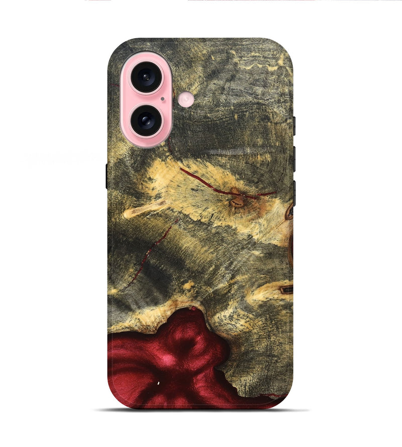 iPhone 16 Wood Live Edge Phone Case - Renita (Solid Wood, 826329)
