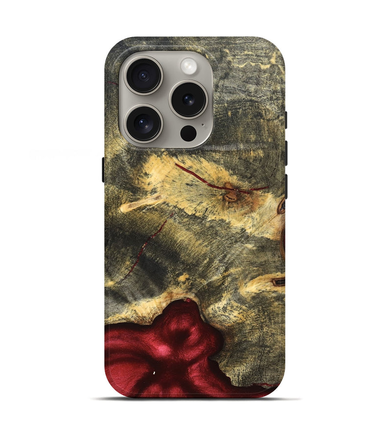 iPhone 16 Pro Wood Live Edge Phone Case - Renita (Solid Wood, 826329)