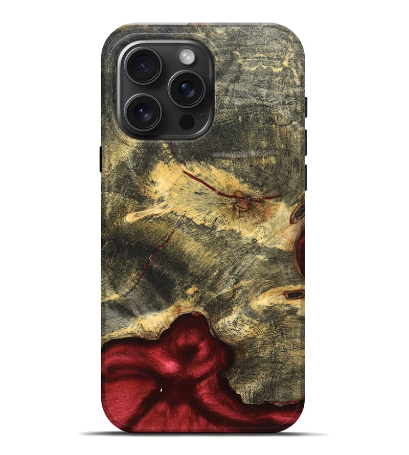 iPhone 16 Pro Max Wood Live Edge Phone Case - Renita (Solid Wood, 826329)