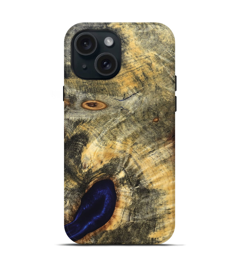 iPhone 15 Wood Live Edge Phone Case - Barton (Solid Wood, 826330)