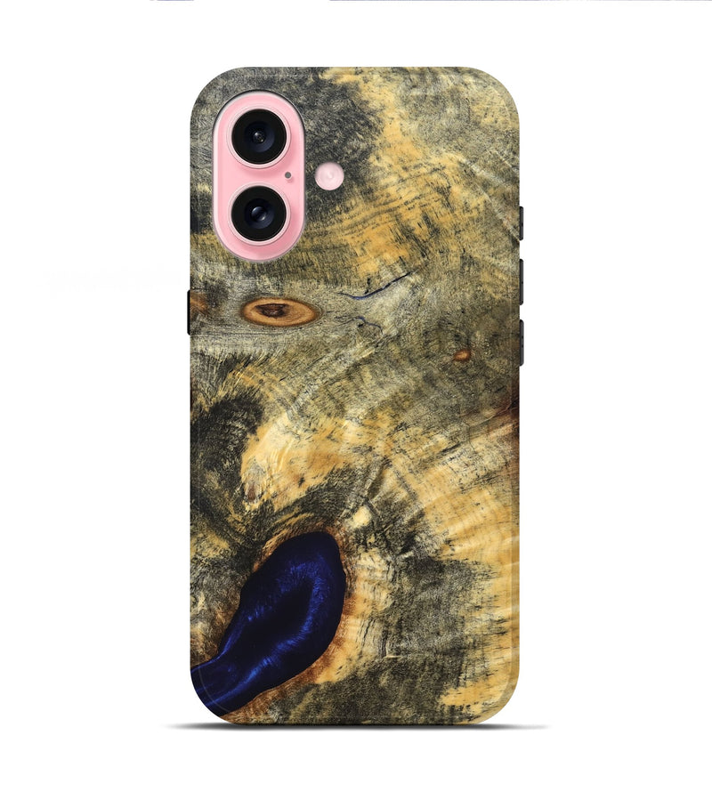 iPhone 16 Wood Live Edge Phone Case - Barton (Solid Wood, 826330)