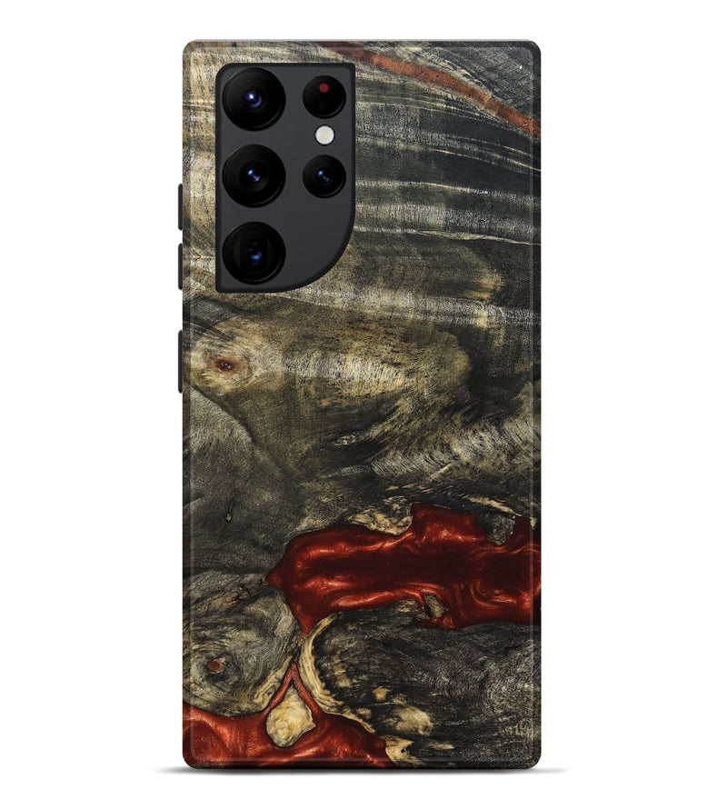 Galaxy S22 Ultra Wood Live Edge Phone Case - Oral (Solid Wood, 826331)