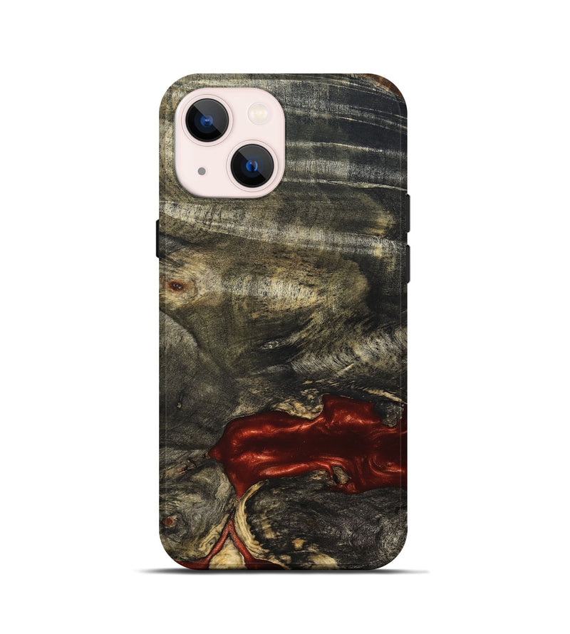 iPhone 13 mini Wood Live Edge Phone Case - Oral (Solid Wood, 826331)
