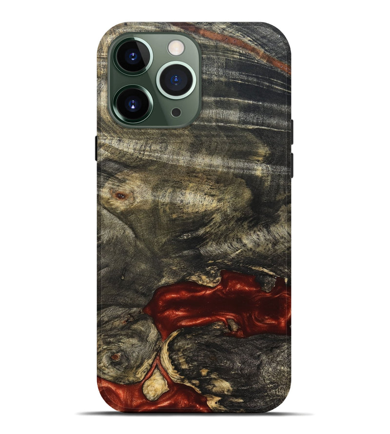 iPhone 13 Pro Max Wood Live Edge Phone Case - Oral (Solid Wood, 826331)