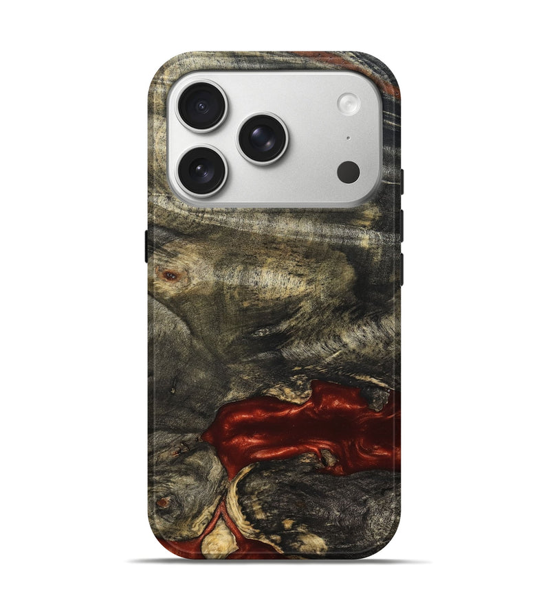 iPhone 17 Pro Wood Live Edge Phone Case - Oral (Solid Wood, 826331)
