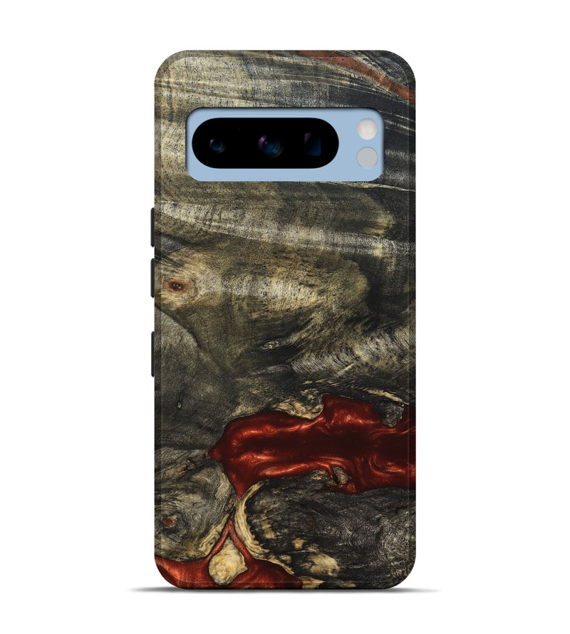 Pixel 8 Pro Wood Live Edge Phone Case - Oral (Solid Wood, 826331)