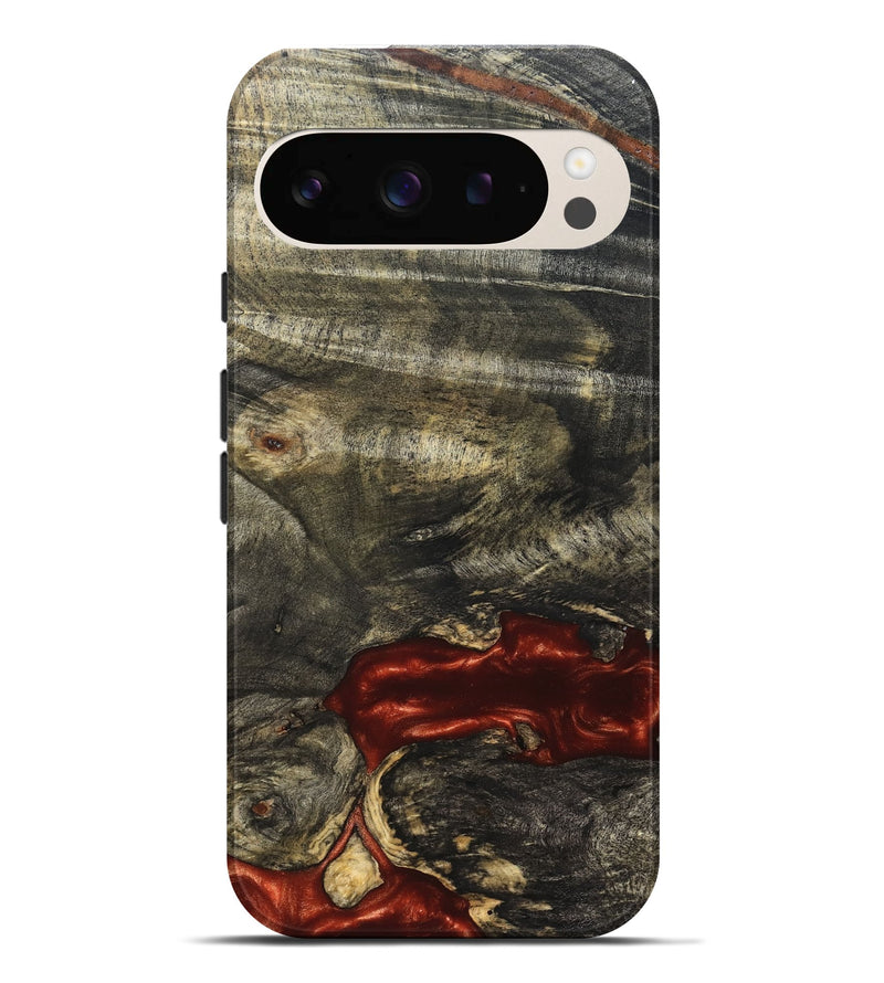 Pixel 9 Pro XL Wood Live Edge Phone Case - Oral (Solid Wood, 826331)