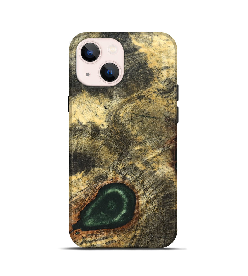 iPhone 13 mini Wood Live Edge Phone Case - Florian (Solid Wood, 826332)