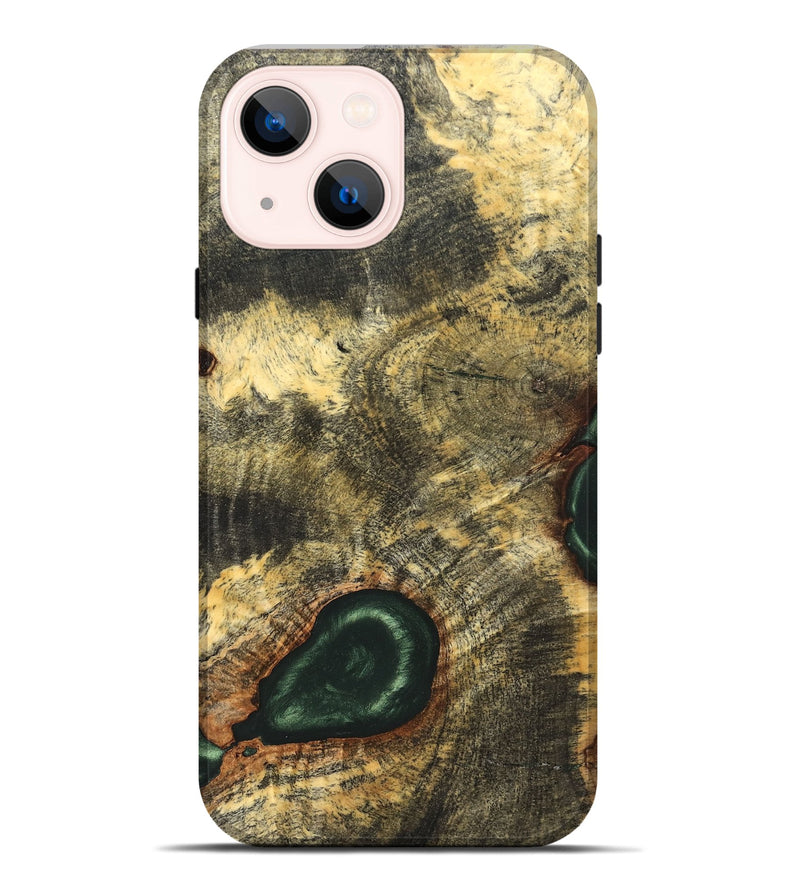 iPhone 14 Plus Wood Live Edge Phone Case - Florian (Solid Wood, 826332)