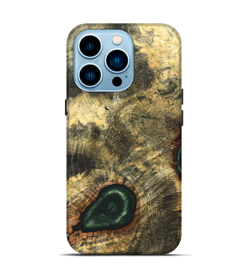 iPhone 14 Pro Wood Live Edge Phone Case - Florian (Solid Wood, 826332)