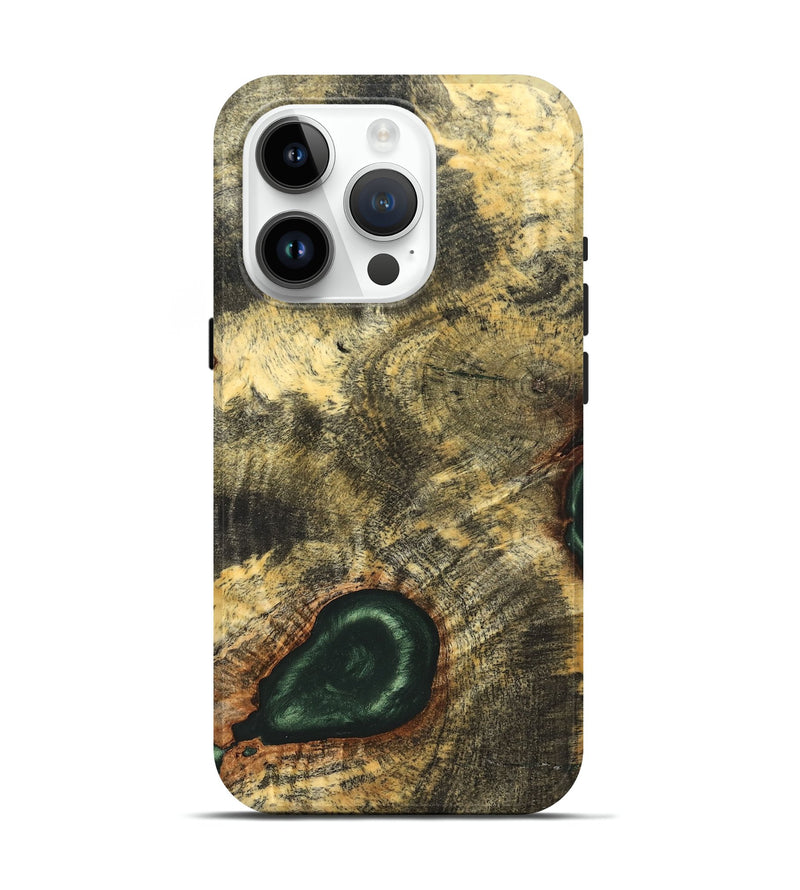 iPhone 15 Pro Wood Live Edge Phone Case - Florian (Solid Wood, 826332)