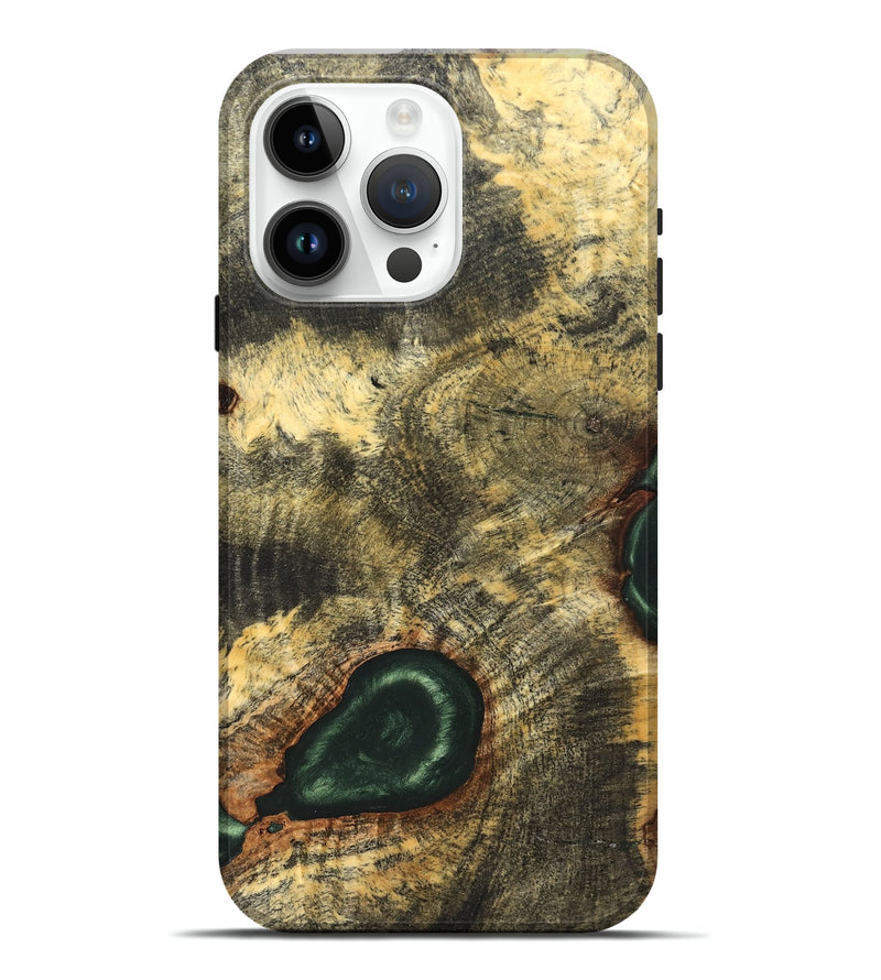 iPhone 15 Pro Max Wood Live Edge Phone Case - Florian (Solid Wood, 826332)