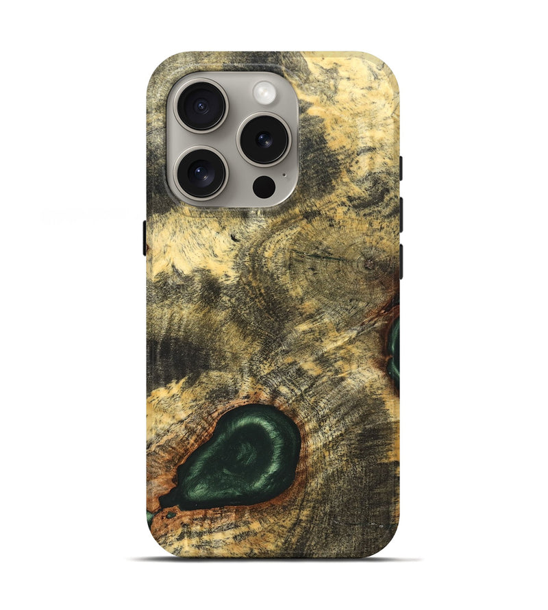 iPhone 16 Pro Wood Live Edge Phone Case - Florian (Solid Wood, 826332)
