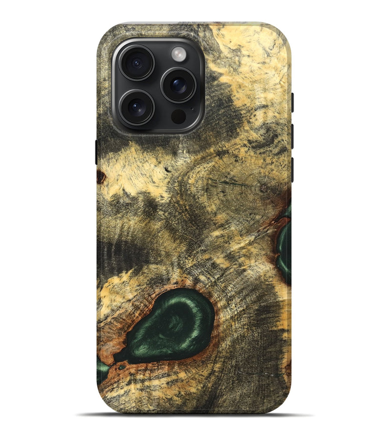iPhone 16 Pro Max Wood Live Edge Phone Case - Florian (Solid Wood, 826332)