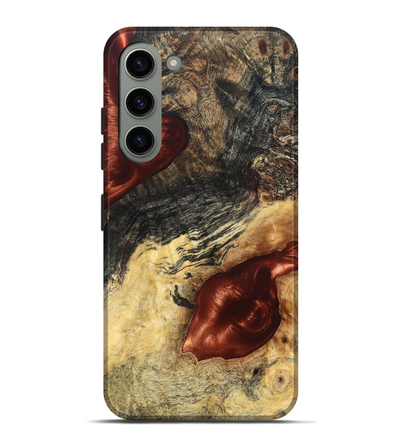 Galaxy S23 Plus Wood Live Edge Phone Case - Scarlet (Solid Wood, 826333)