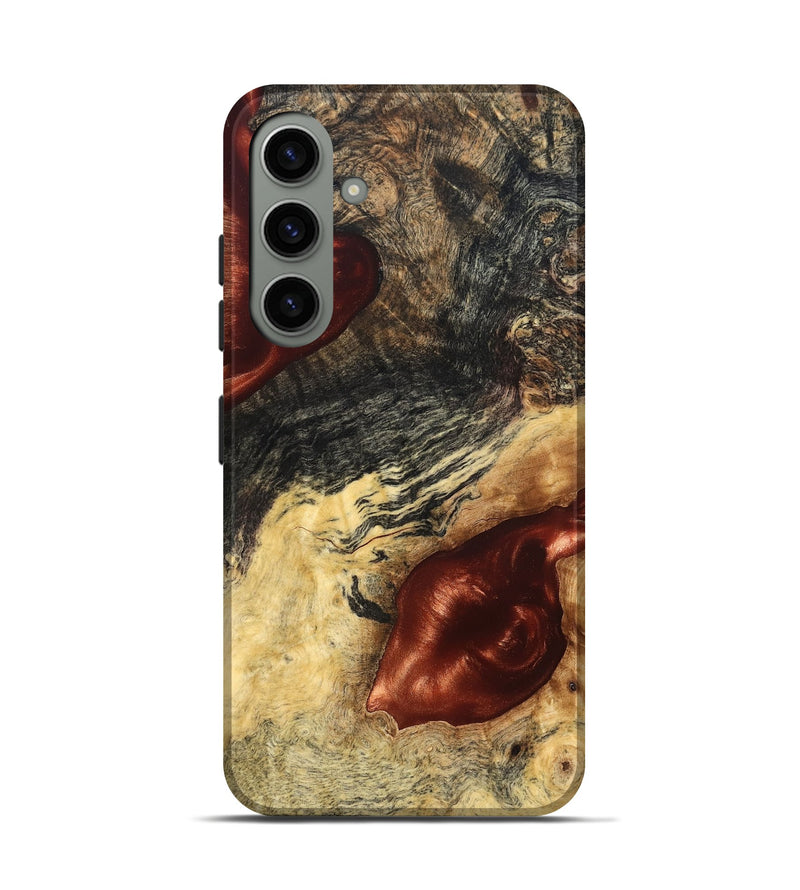 Galaxy S24 Wood Live Edge Phone Case - Scarlet (Solid Wood, 826333)