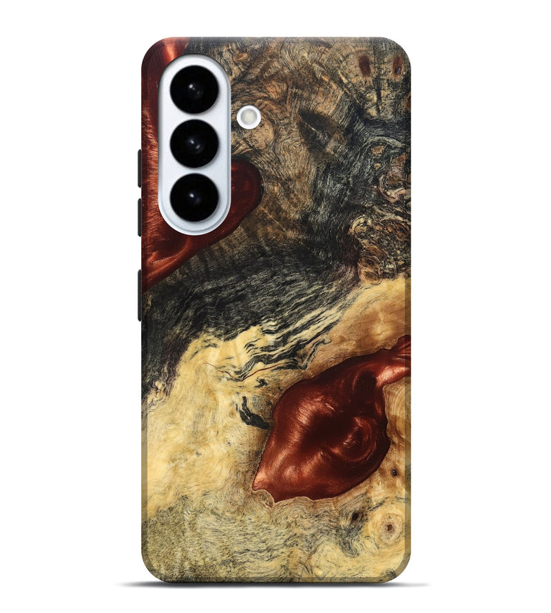 Galaxy S26 Plus Wood Live Edge Phone Case - Scarlet (Solid Wood, 826333)