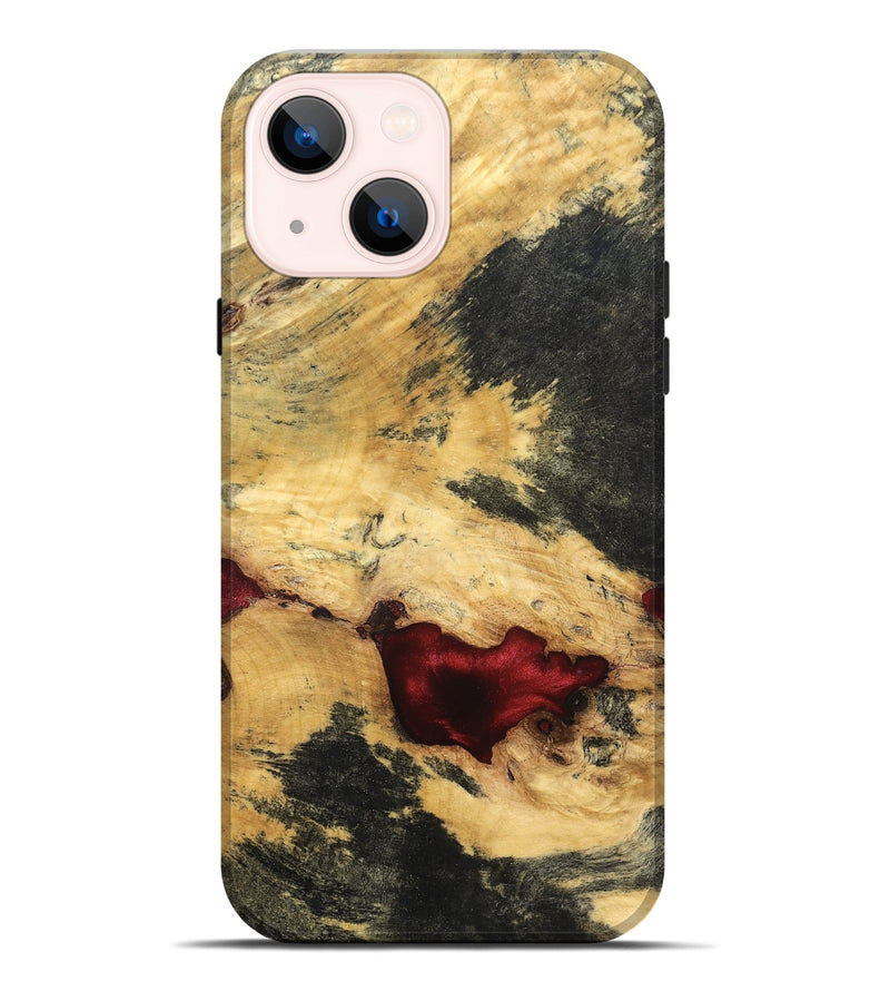 iPhone 14 Plus Wood Live Edge Phone Case - Tempie (Solid Wood, 826334)
