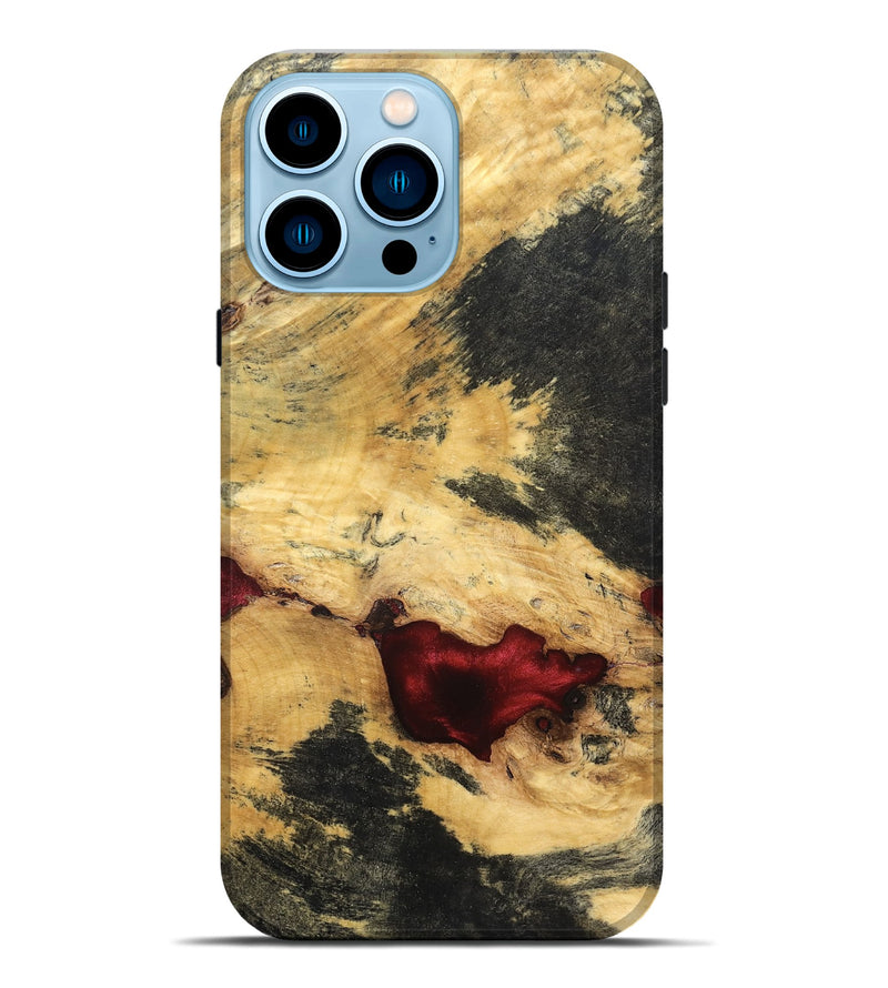 iPhone 14 Pro Max Wood Live Edge Phone Case - Tempie (Solid Wood, 826334)