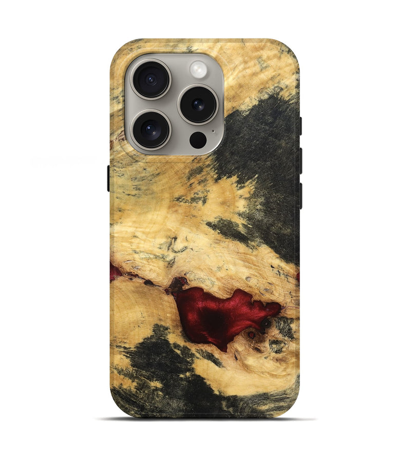 iPhone 16 Pro Wood Live Edge Phone Case - Tempie (Solid Wood, 826334)