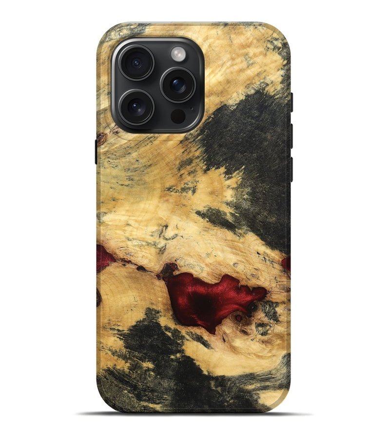 iPhone 16 Pro Max Wood Live Edge Phone Case - Tempie (Solid Wood, 826334)