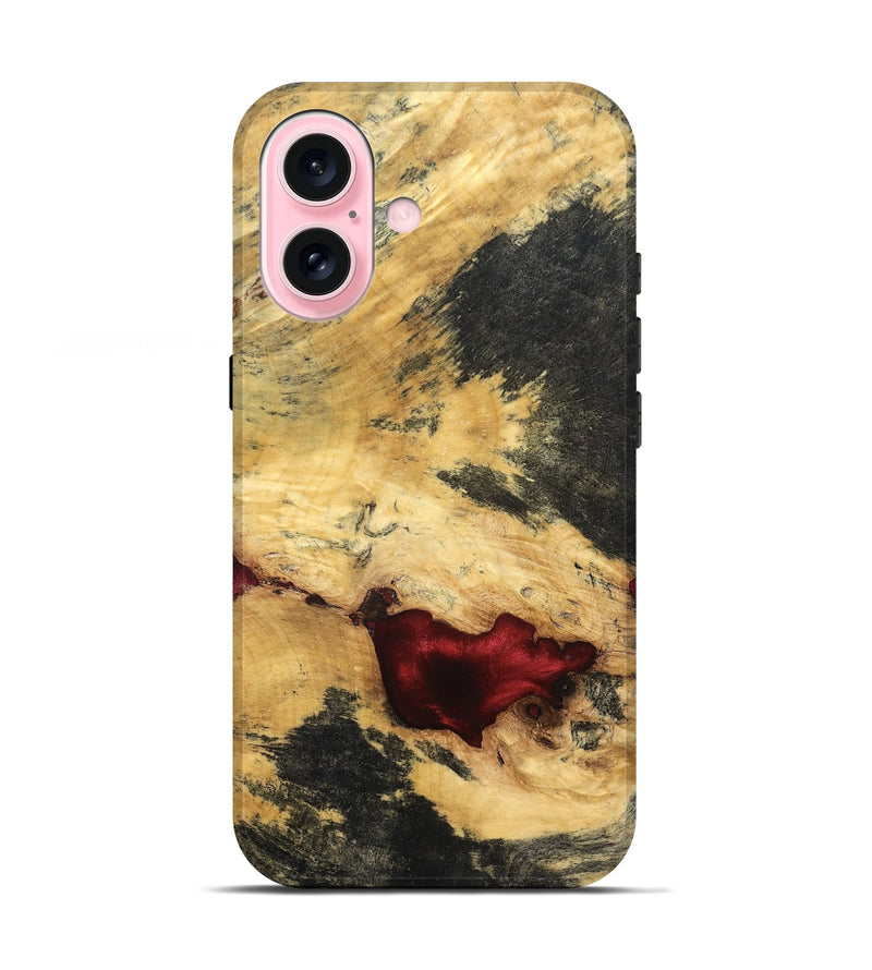iPhone 17 Wood Live Edge Phone Case - Tempie (Solid Wood, 826334)
