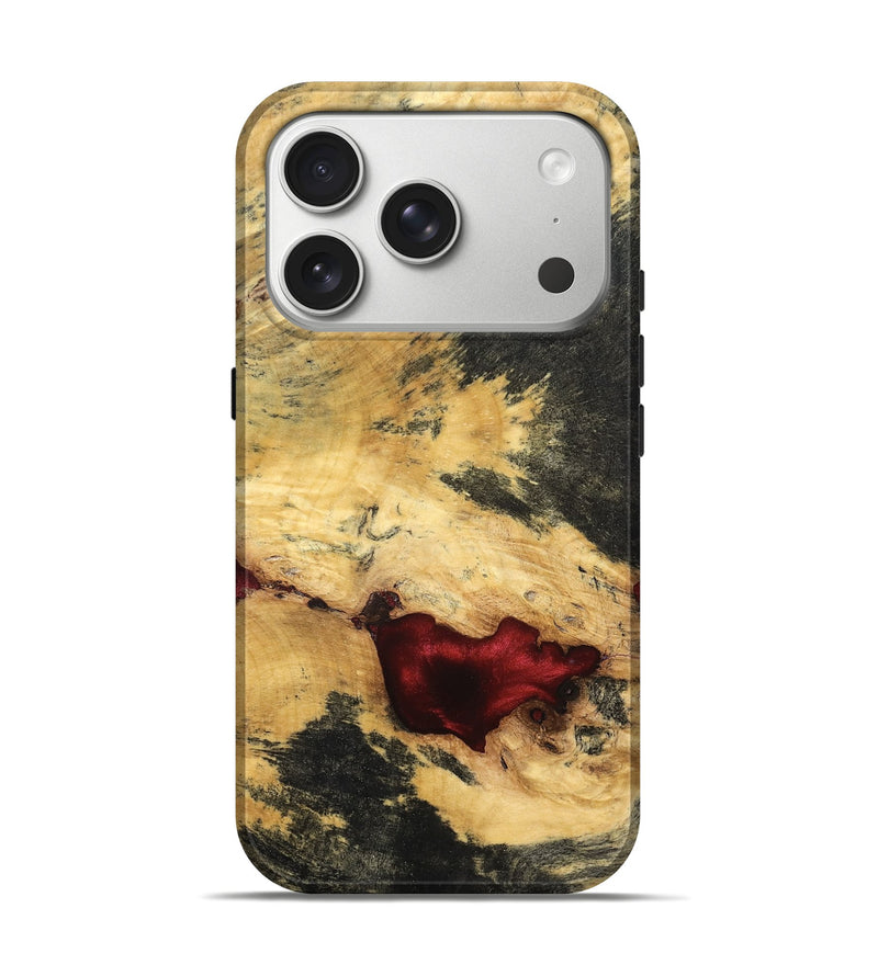 iPhone 17 Pro Wood Live Edge Phone Case - Tempie (Solid Wood, 826334)