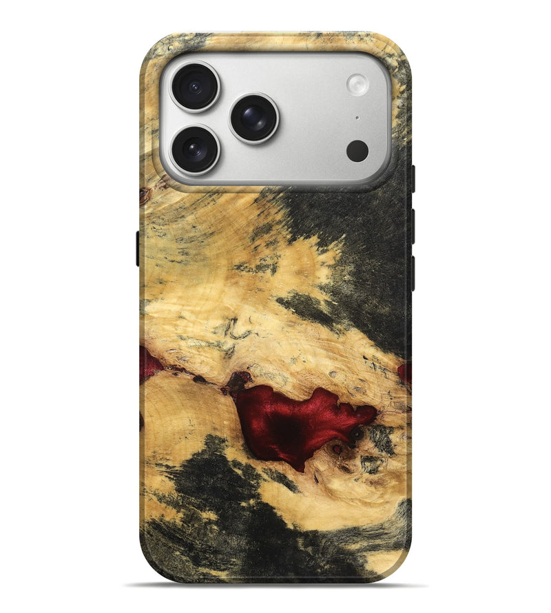 iPhone 17 Pro Max Wood Live Edge Phone Case - Tempie (Solid Wood, 826334)